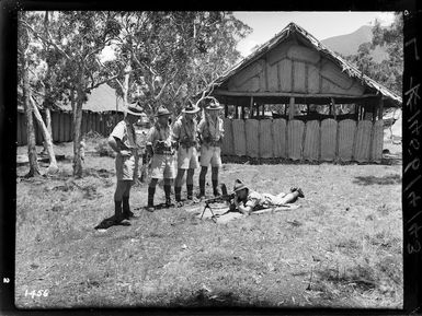 World War II soldiers in New Caledonia; military training