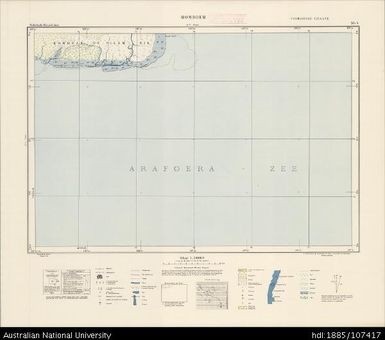Indonesia, Western New Guinea, Momboen, Series: Nederlands-Nieuw-Guinea, Sheet 30-V, 1955, 1:100 000