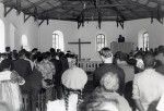 Service in the church of Chepenehe : Rev. Thidjine is preaching