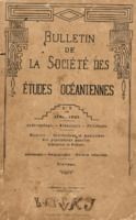 Bulletin de la Société des Études Océaniennes numéro 07