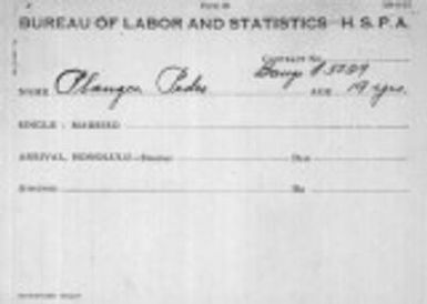 Plangco, Pedro