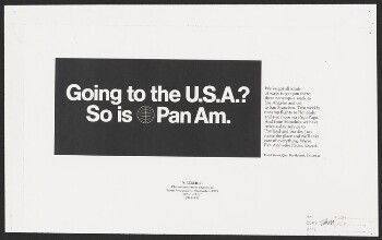 Going to the U.S.A.? So is Pan Am.