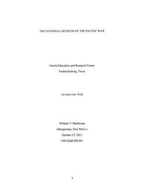 Oral History Interview with William Barnhouse, October 27, 2015