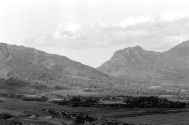 A view of Kolekole Pass, Schofield Barracks