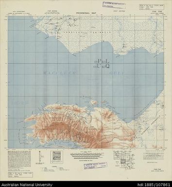 Indonesia, Dutch New Guinea, Fak Fak, Series: HIND 644, 1946, 1:250 000
