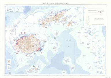 The soil resources of the Fiji Islands: Distribution of population in Fiji (1:760,320) (Sheet 11)