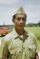 Federated States of Micronesia, Boy Scout at airport on Yap Island