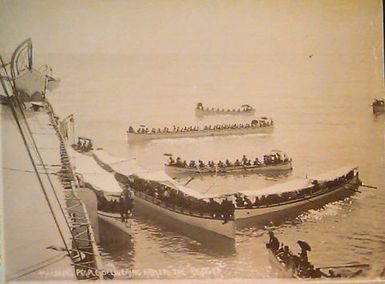 Mataafa's people delivering arms to the "Badger"