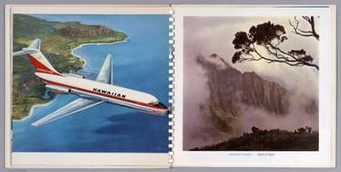 (View) Hawaiian Airliner. Kalalau Valley ... Island of Kauai.