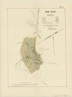 Report on petroleum in Papua: Map 4. Hebe Muru (Sheet 4)