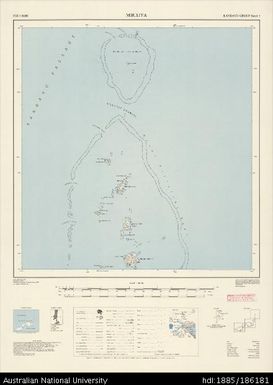 Fiji, Kandavu Group, Mbuliya, Series: X754, Sheet 3, 1963, 1:50 000