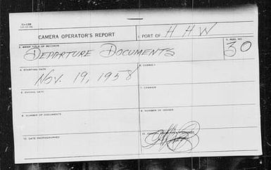 November 19, 1958-November 30, 1958 (1 of 2)