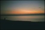 Sunset over beach