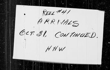 October 31, 1958 - November 11, 1958 (1 of 2)