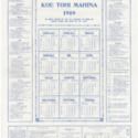 Koe Tohi Mahina 1919 [Tongan calendar]