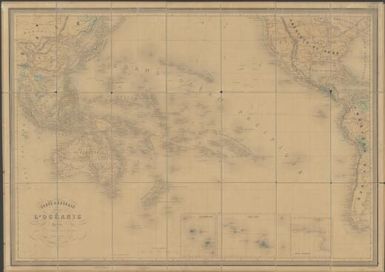 Carte generale de l'Oceanie