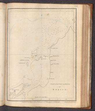 Chart of the Port and River of Borneo.