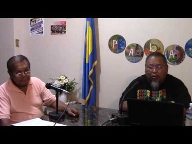 Rubekul Oreor discuss return of public lands - 8/29/16