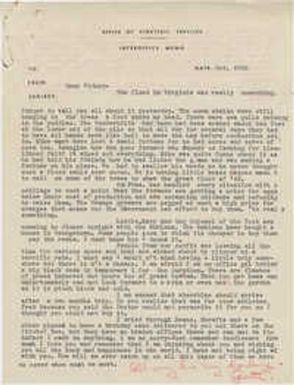 Letter 1 from Gertrude Sanford Legendre, October 28, 1942