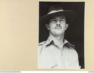 PORT MORESBY, PAPUA. 1942-07. A HEAD STUDY OF LIEUTENANT COLONEL D.D. PITT, GENERAL STAFF OFFICER I, NEW GUINEA FORCE