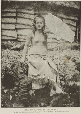 Girl of Samoa, 13 years old