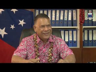 Fa'atalanoaga ma le Minisita 'o le Soifua Maloloina Hon. Va’aaoao Alofipo (18 NOV 2025)