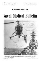 United States Naval Medical Bulletin Vol. 49, 1949