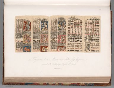XLV. Fragment d'un manuscrit hieroglyphique conserve a la bibliotheque royale de Dresde, 266.