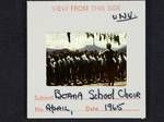 Boana School choir,9 Apr 1965