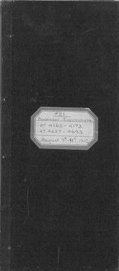 #21 Hawaiian explorations, dr 4162-4173, hy 4657-4693, August 7th - 11th, 1902