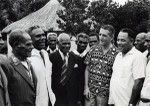 M. Haines, member of the World Council of Churches (WCC) with pastors and deacons of the Evangelical Church of New Caledonia