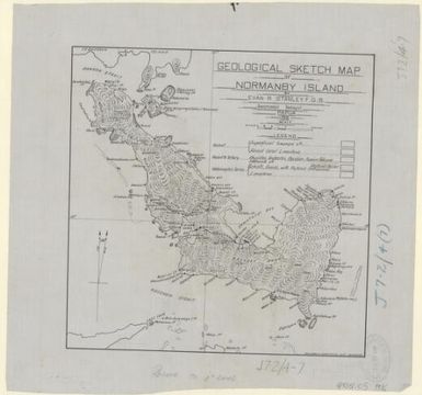 Geological sketch map of Normanby Island / by Evan R. Stanley