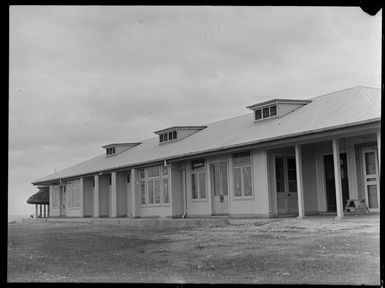 Rear exterior view, Rarotonga hospital, Cook Island