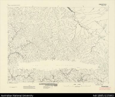 Papua New Guinea, Finintegu, Provisional map, Sheet NMP-58-023, 1957, 1:63 360