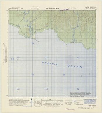 New Britain, provisional map (Cape Bushing)