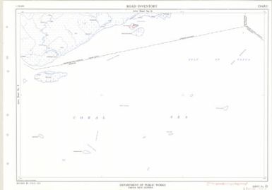 Papua New Guinea road inventory, July 1975: Daru (Sheet 15)