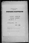 Patrol Reports. Milne Bay District, Guasopa, 1967 - 1968