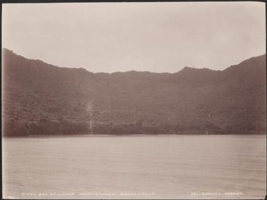 Dives Bay at Ligoro, Ureparapara, Banks Islands, 1906 / J.W. Beattie