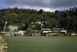 Federated States of Micronesia, waterfront homes on Weno Island in Chuuk State