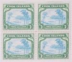 Stamps: Cook Islands Three Shillings