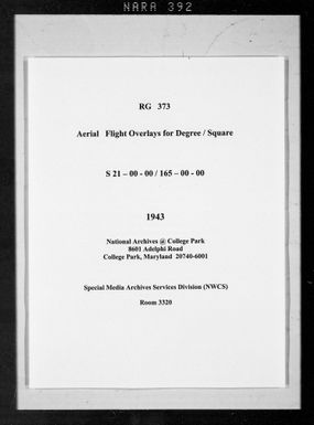 Overlay indexes for degree square 21S165E