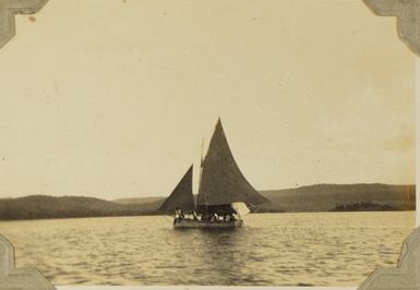 Yacht at Neiafu? on 'Utu Vava'u in the Vava'u Group, Tonga, 1928