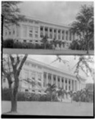 George Hall, University of Hawaii, Honolulu, 2 views, 1928 and 1930