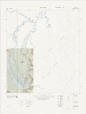 New Guinea, Border (special) 1:100,000 (sheet 3)
