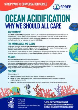 SPREP Pacific Conversation series - Ocean Acidification Why We Should All Care