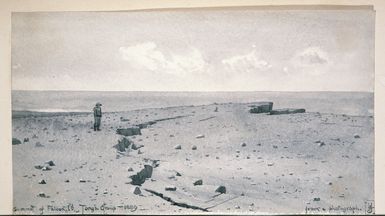 Lister, Joseph Jackson, 1857-1927 :Summit of Falcon Id Tonga Group 1889. From a photograph. 1886
