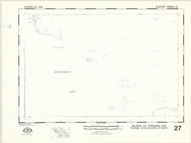 Milinch of ... : fourmil of ... (27 - Fourmil of Bougainville South - Milinch of Torokina NW)