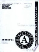 Pacific cluster programs, summer' 96 : Alaska, American Samoa, California, Hawaii, Idaho, Montana, Nevada, Oregon, Utah, Washington, Wyoming