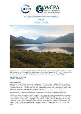 The IUCN World Comission on Protected Areas Oceania - Newsletter June 2021