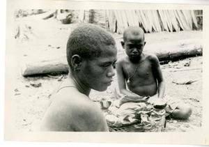 [Melanesian Woman and Child from Guadalcanal]